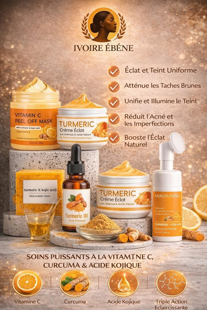 Gamme complète Ivoire Ébène - éclat et teint uniforme