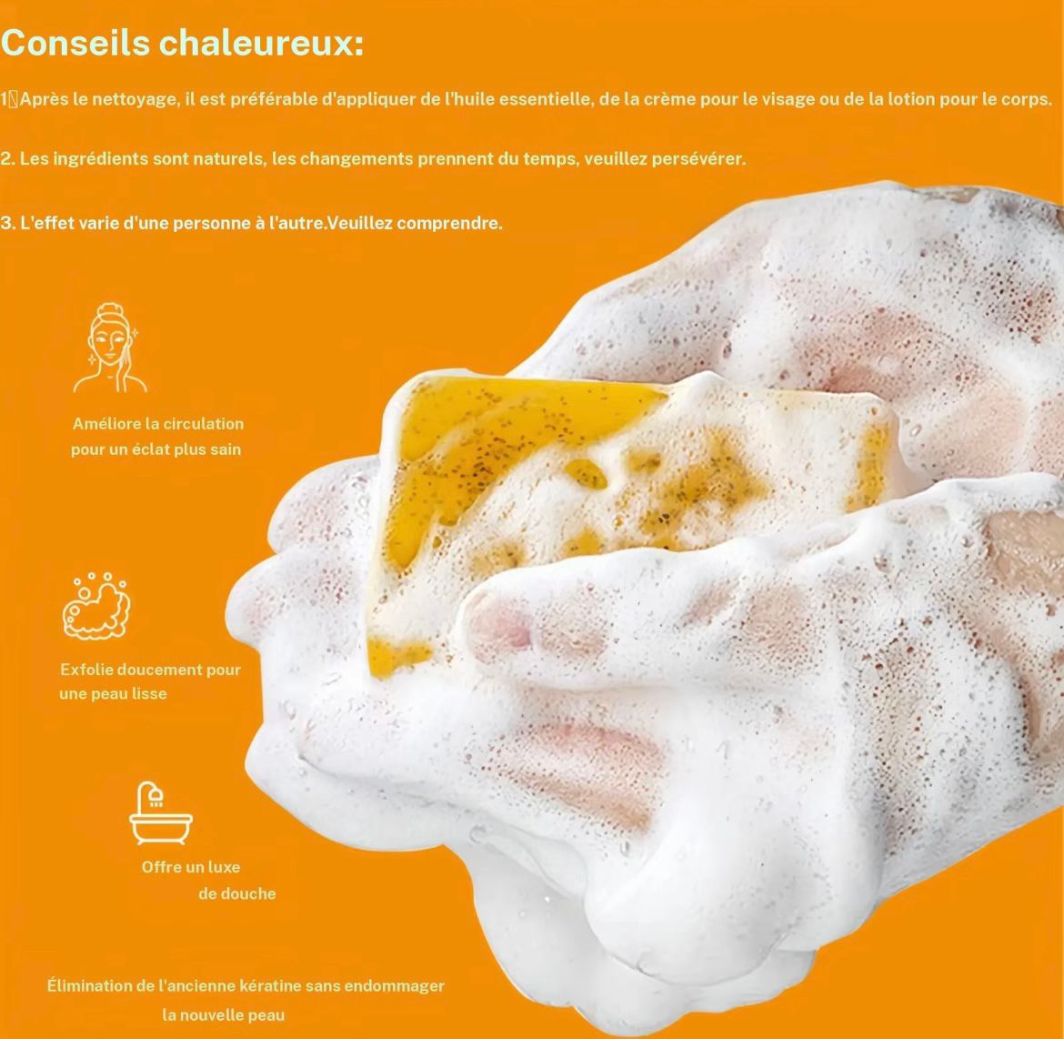 Nettoyage en douceur, peau lisse