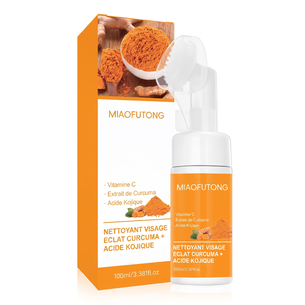 Nettoyant Visage Curcuma + Acide Kojique - packaging