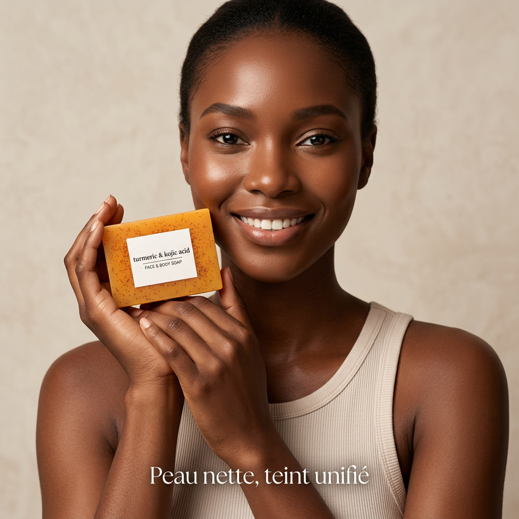 Savon Curcuma - peau nette et teint unifié
