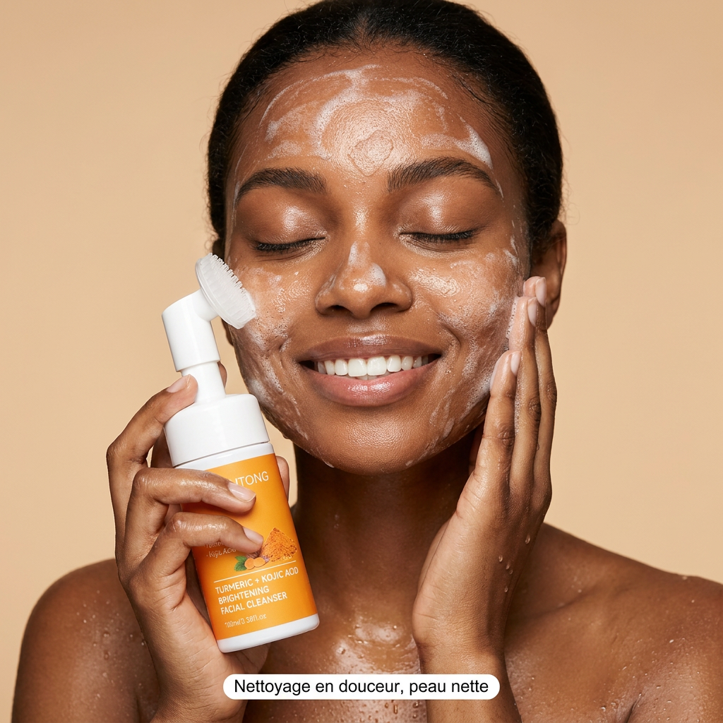 Nettoyant Visage Curcuma - nettoyage en douceur, peau nette