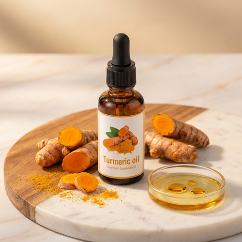 Ivoire Ébène - Huile de Curcuma, flacon compte-gouttes premium