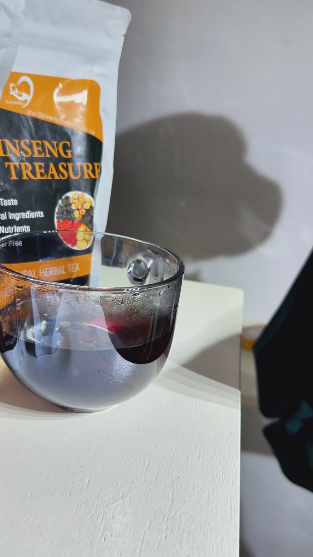 Témoignage client - Découvrez le Thé Ginseng Cinq Trésors : énergie, immunité, digestion